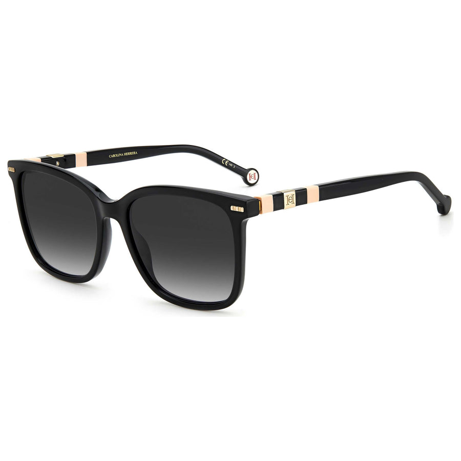 Preloved - Carolina Herrera Womens 57 Mm Black Sunglasses Ch0045-S-3h2-57 One Color