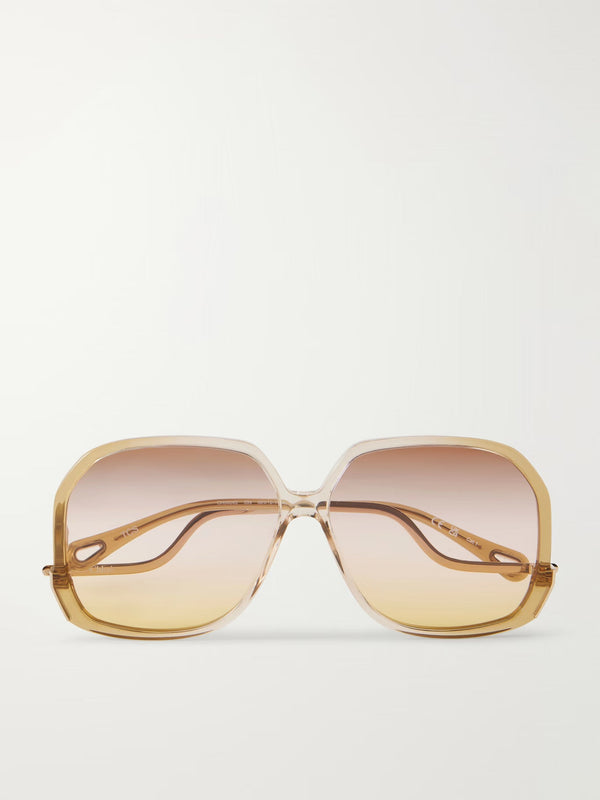 Chloé CH0404S-004 Acetate sunglasses in yellow