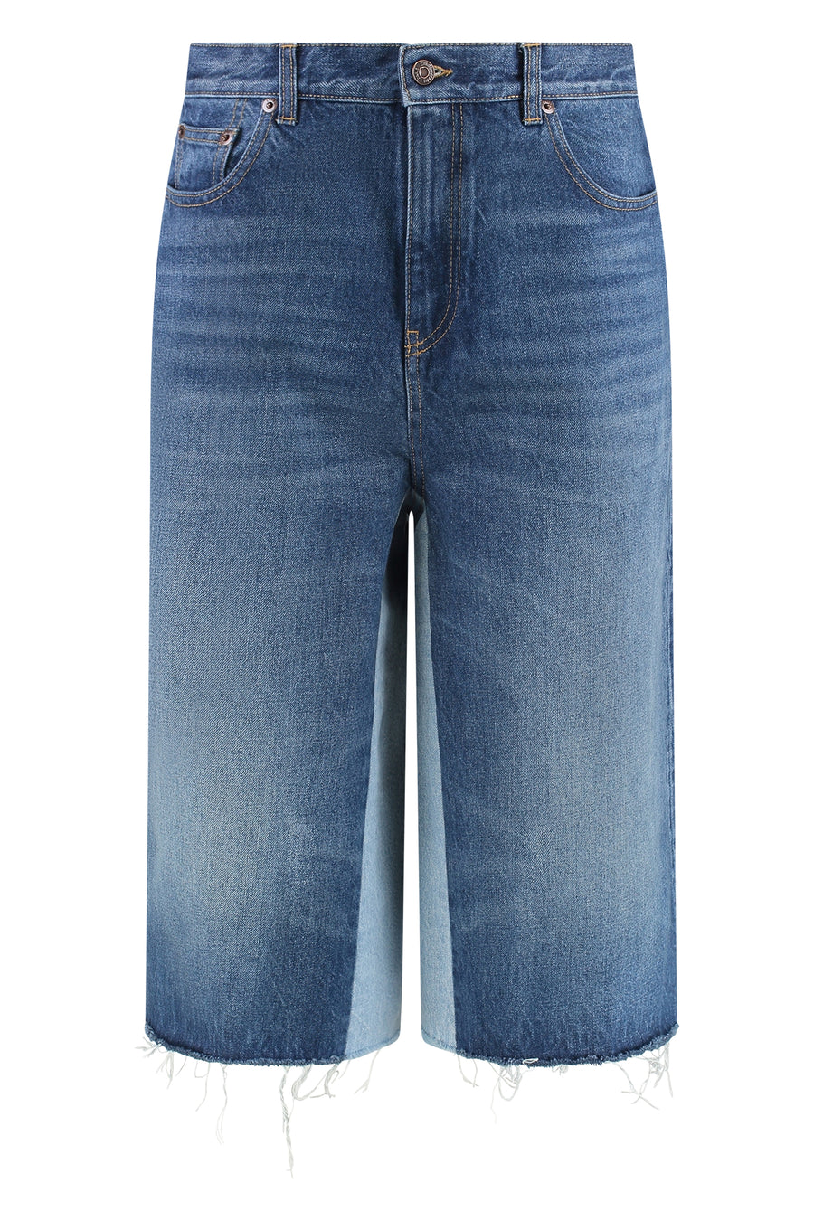 Denim Bermuda Shorts Cotton