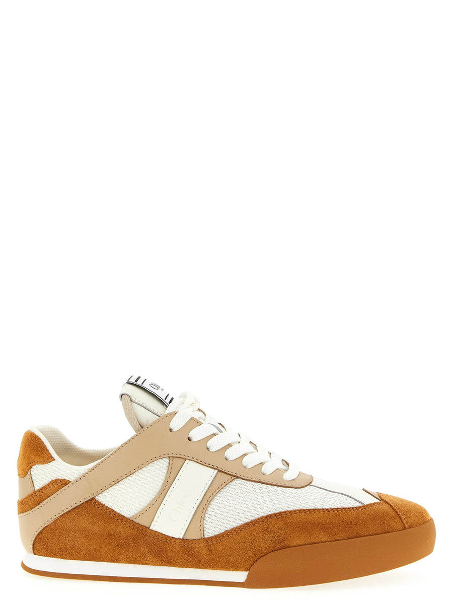 Chloé Kick Sneakers — Caramel