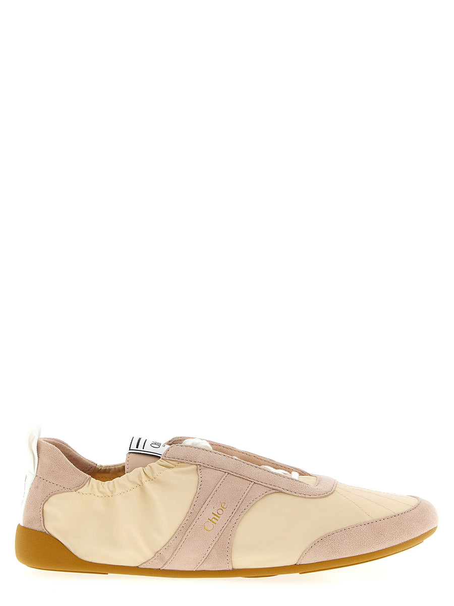 Chloé Kick Sneaker — Cream