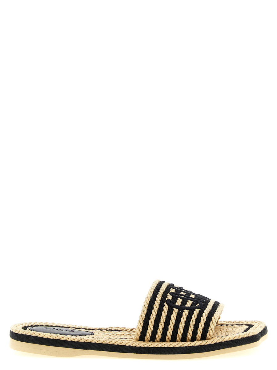 Chloé Sand Sandals — Natural