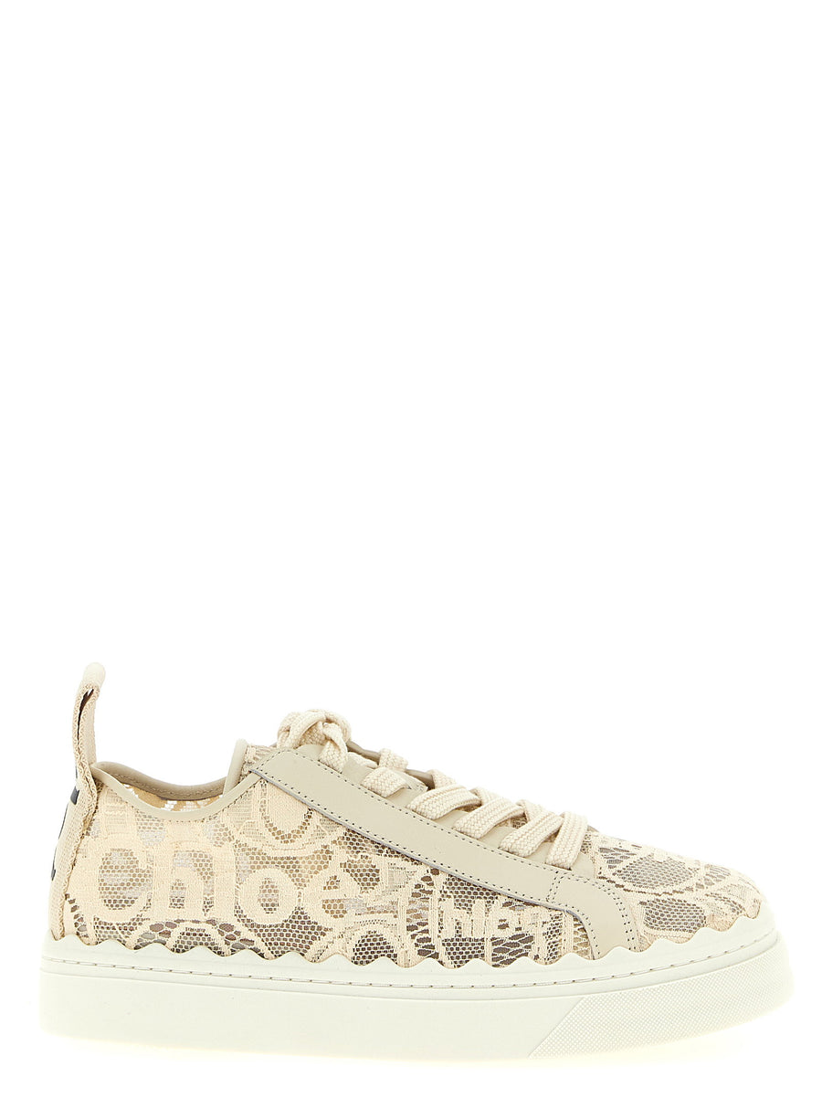 Chloé Lauren Sneaker — Cream