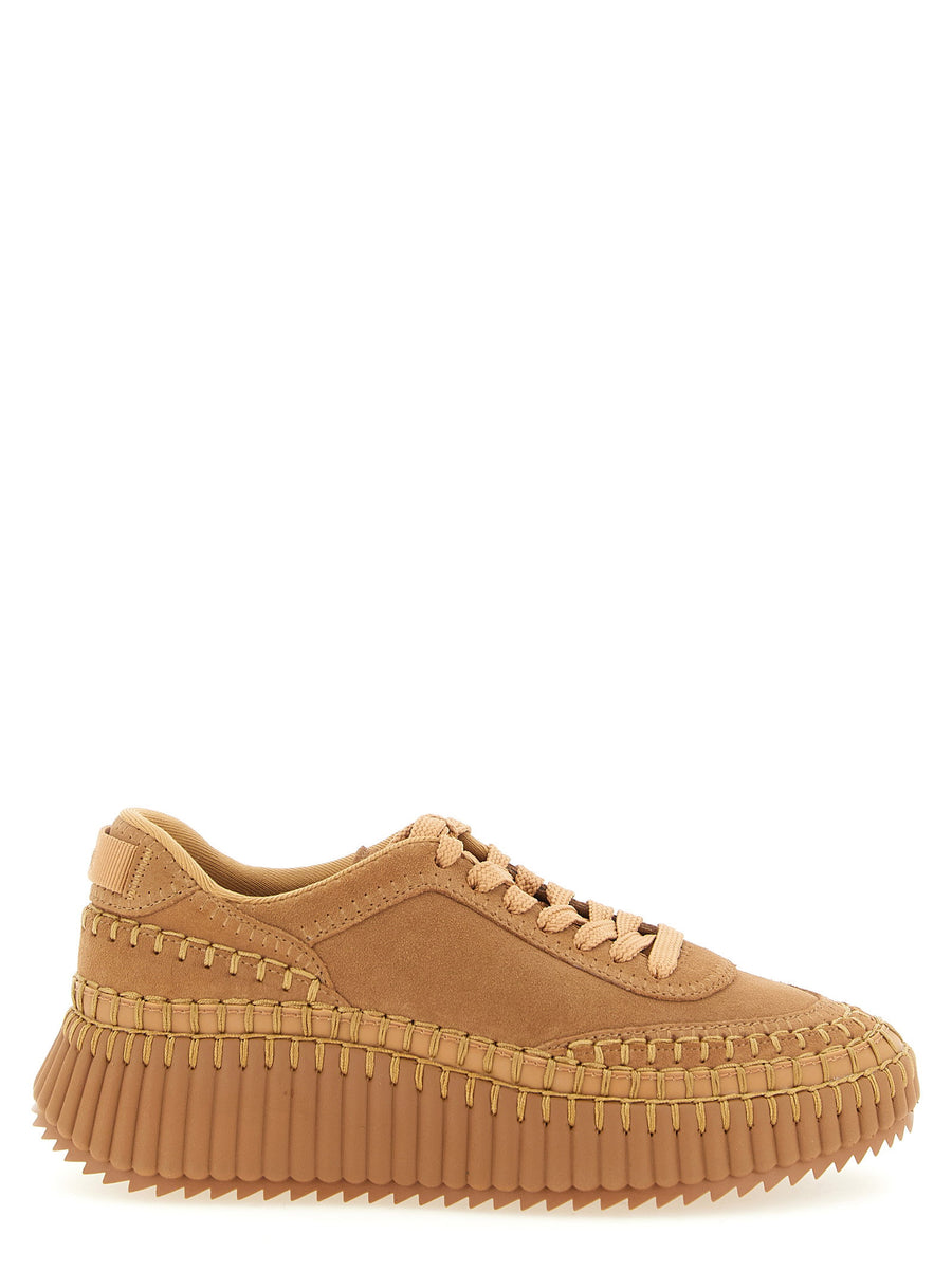 Chloé Nama Sneaker — Camel