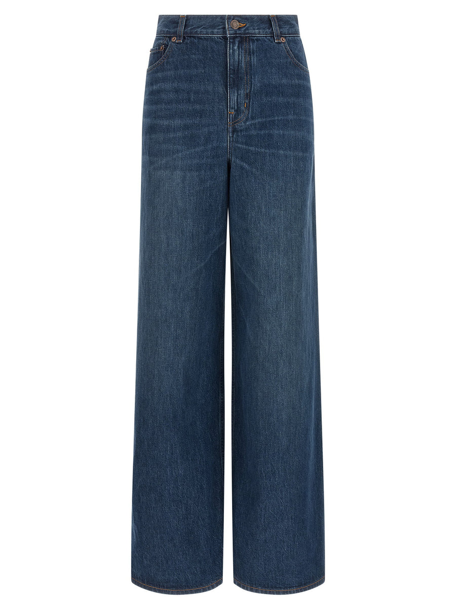 Chloé Palazzo Jeans — Blue