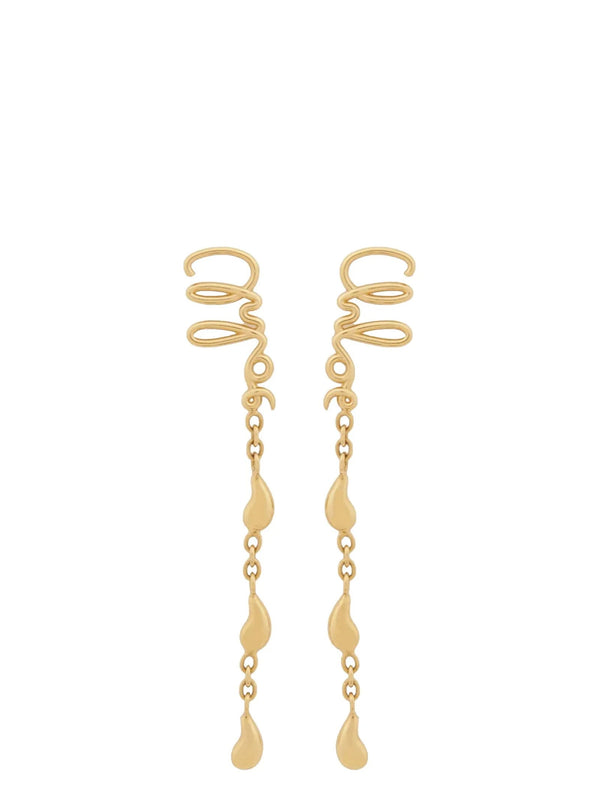 Chloé أقراط — ذهبي