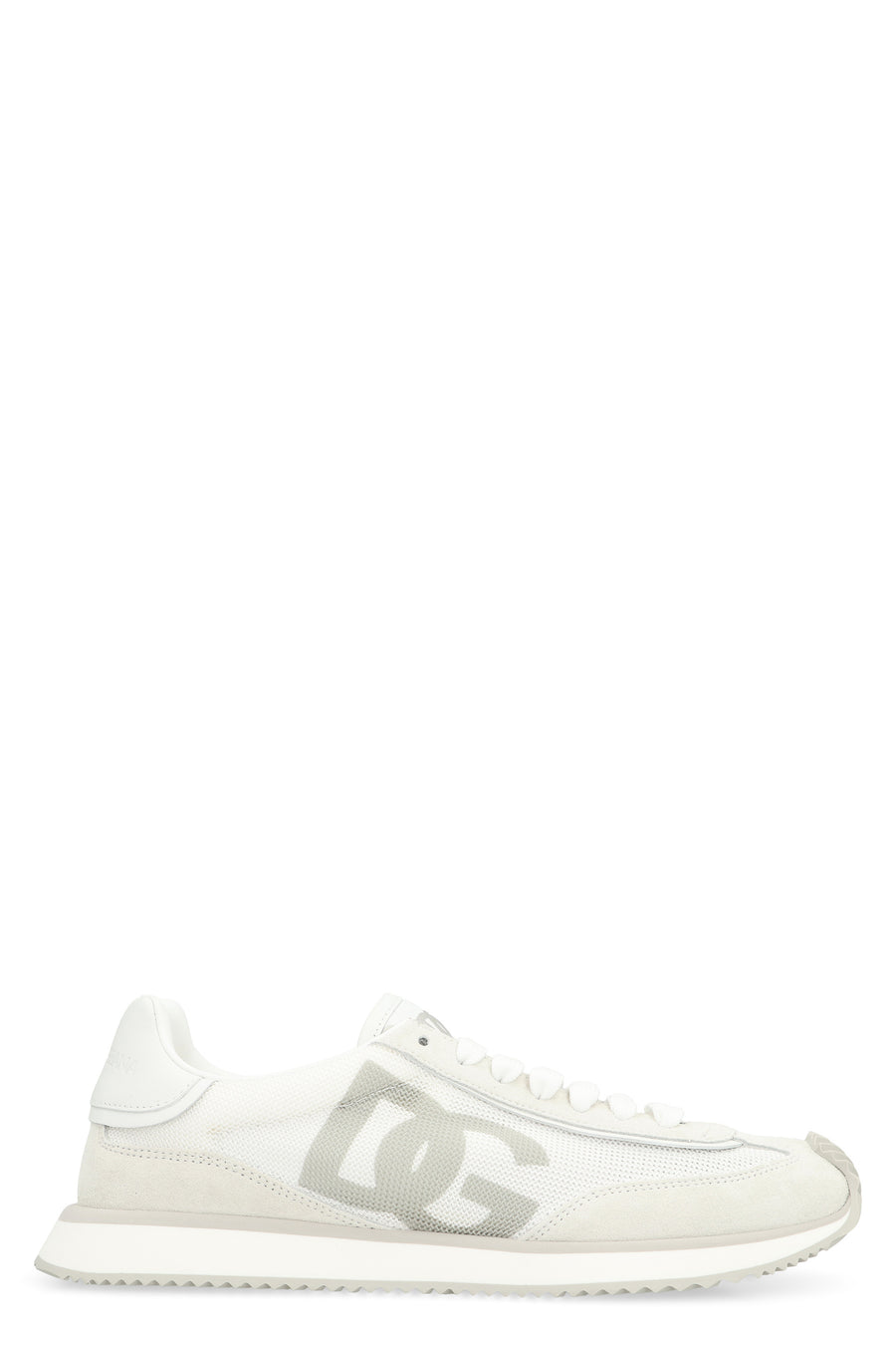 Low-Top Sneakers Cushion White Calf Trainers