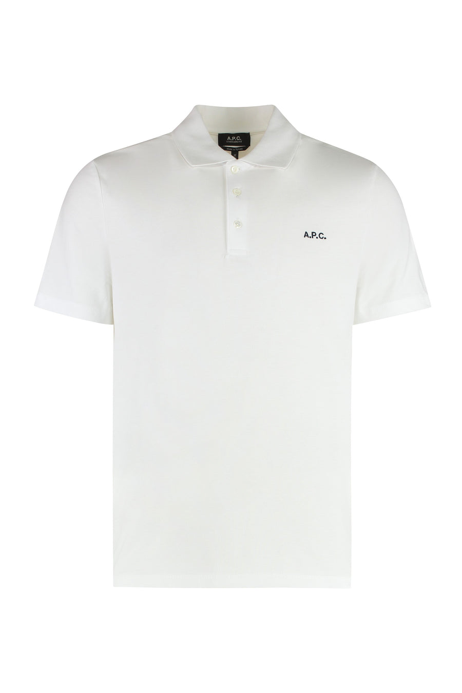 Cotton-Piqué Polo Shirt White
