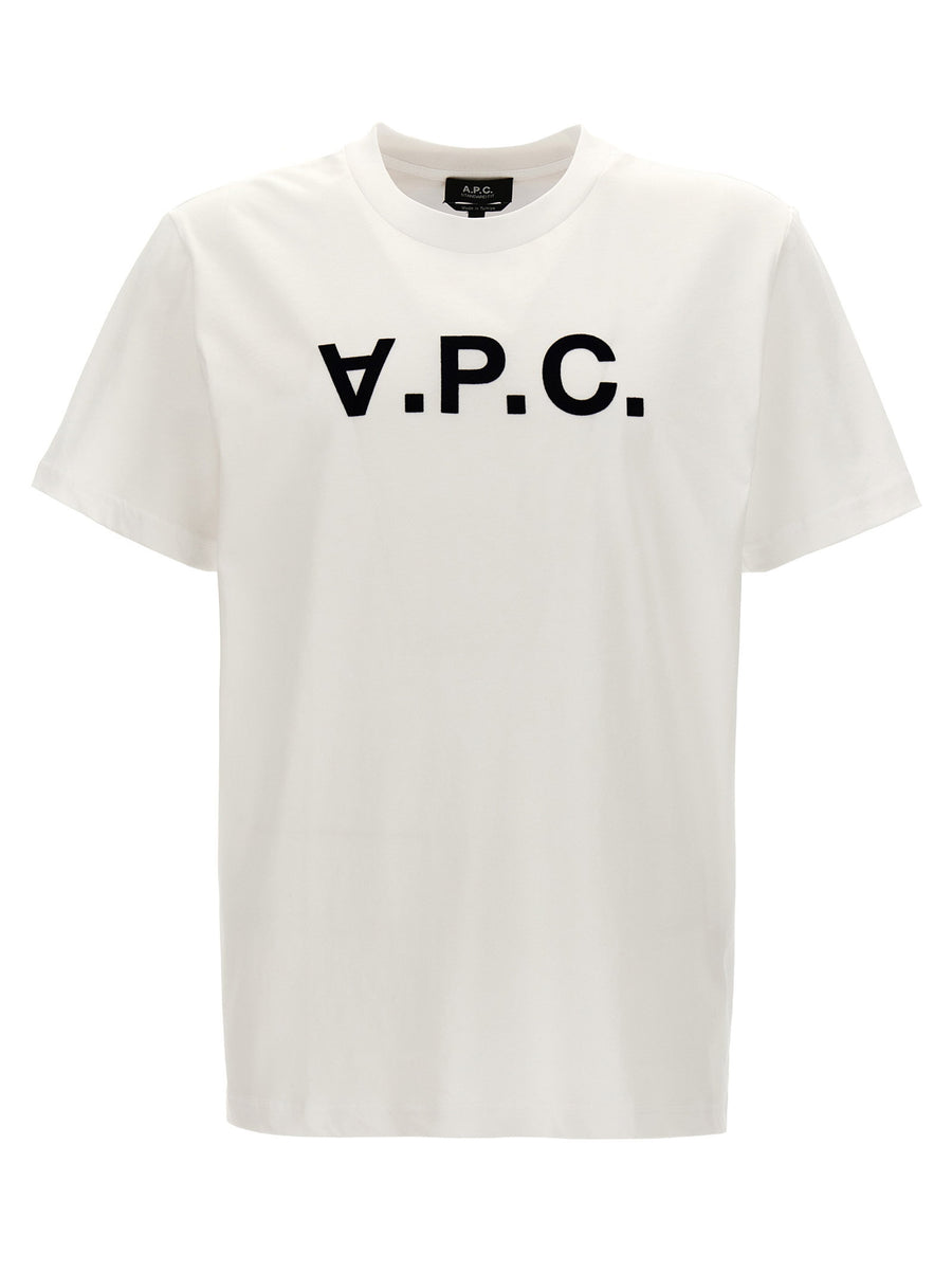 A.p.c. Logo-Printed Cotton T-Shirt — White