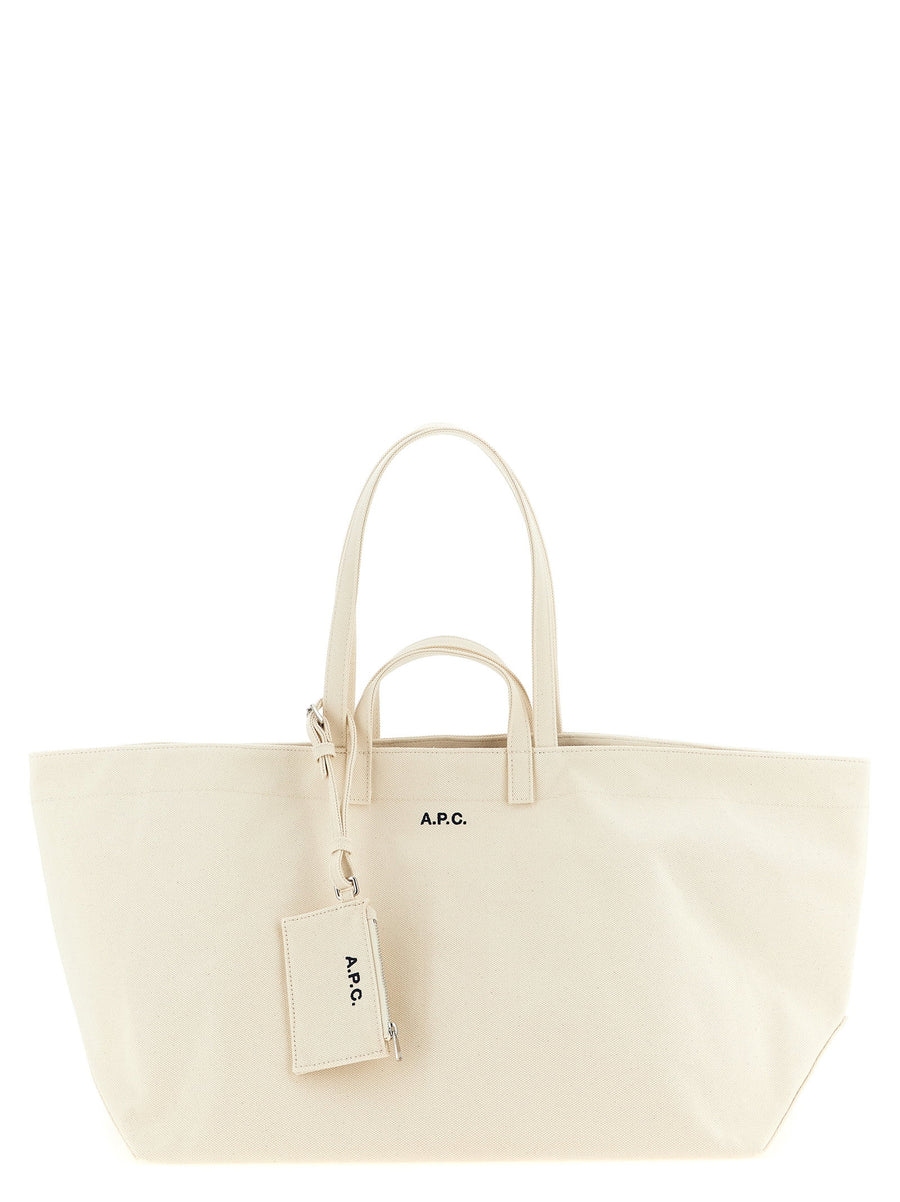 A.p.c. Le Drummer Tote Bag — Cream