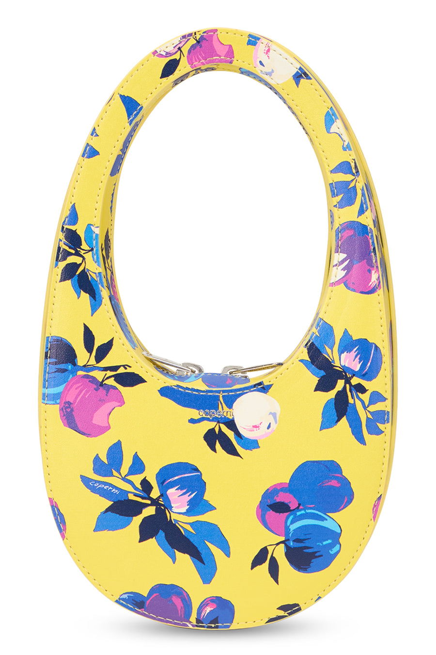 Handbag Swipe Mini Yellow Polyurethane Handbags
