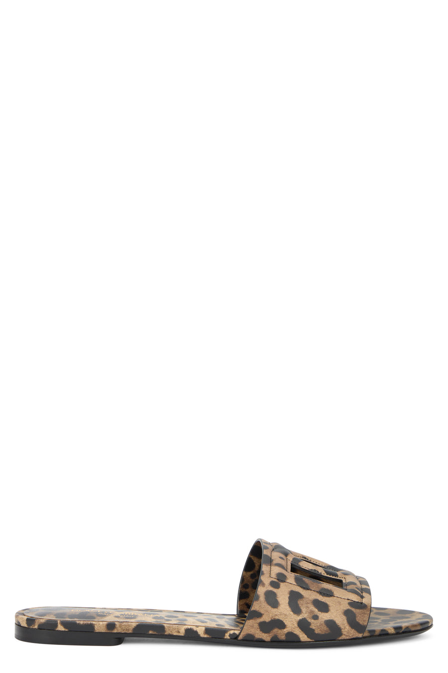 Slide Sandals Calfskin Brown