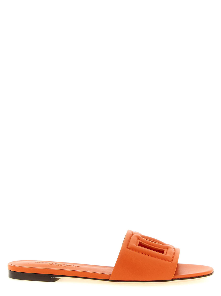 Dolce & Gabbana Bianca Slide — Orange