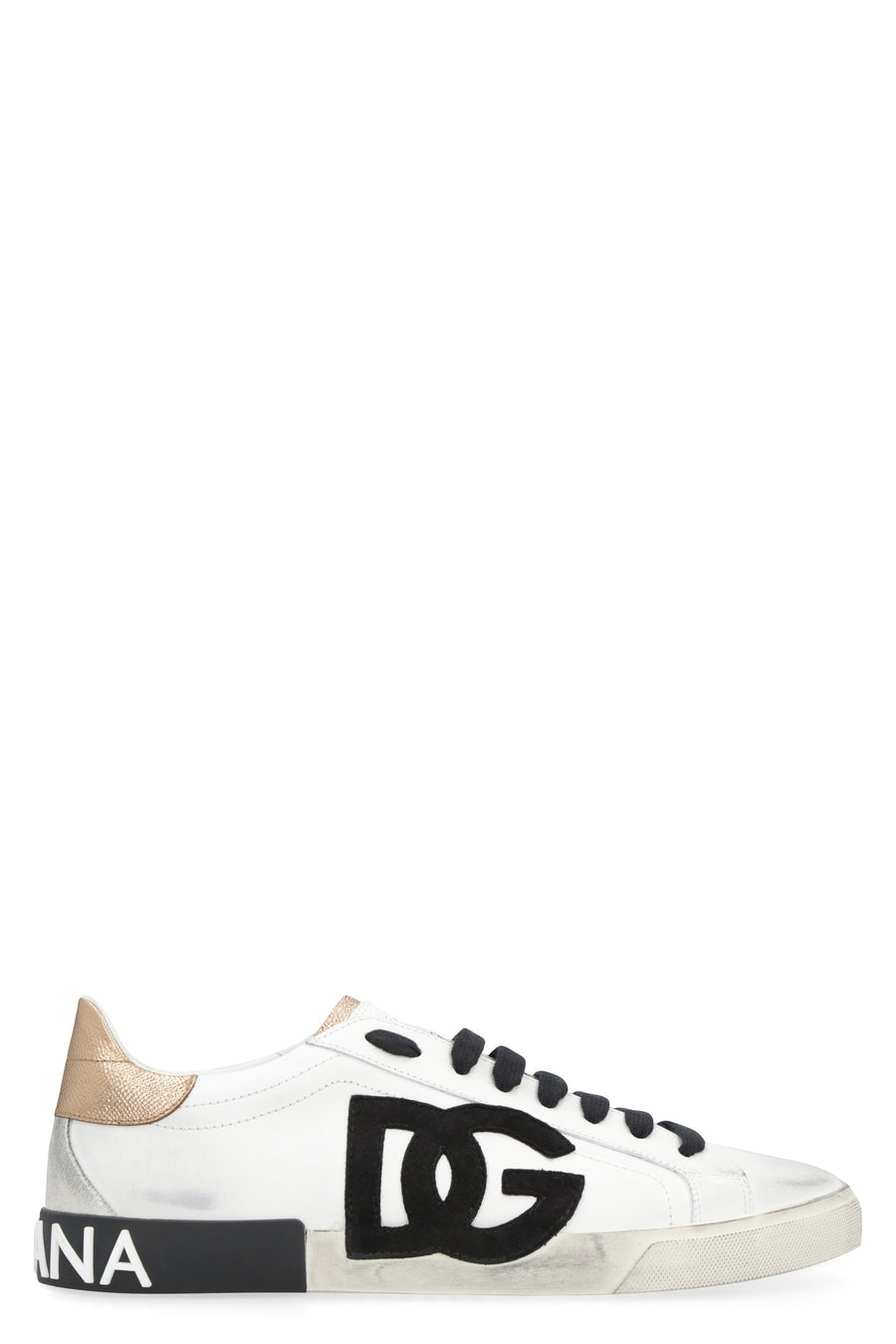 Leather Sneakers Portofino White Calf Trainers