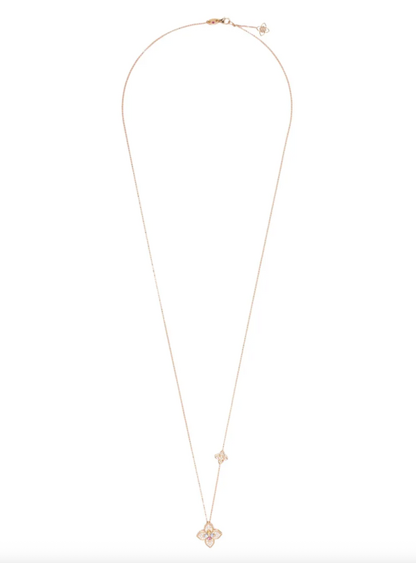 Roberto Coin 18kt White Gold necklace in rose gold