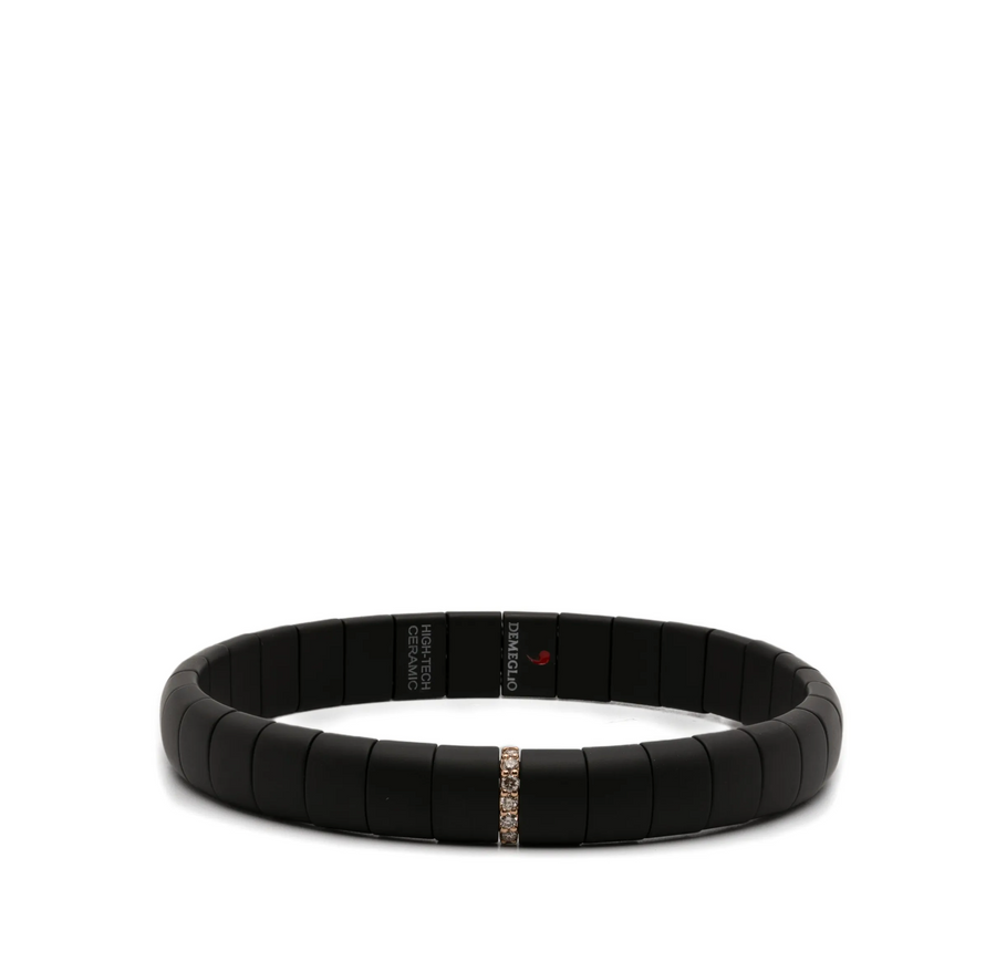 Roberto Demeglio 18kt Rose Gold bracelet in black