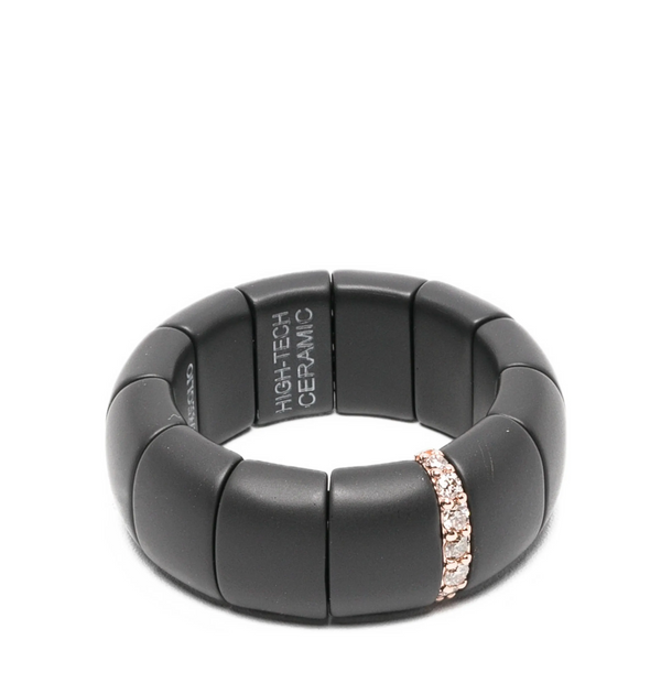 Roberto Demeglio High-tech ceramic ring in black