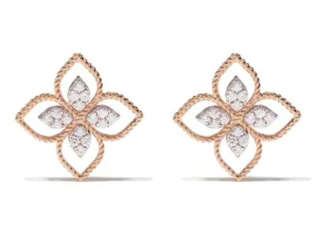 Roberto Coin 18kt Rose Gold earrings in rose gold