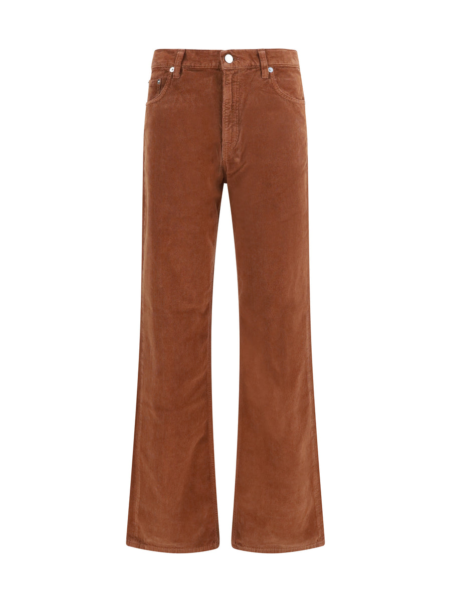 Haikure 100% Cotton trousers in brown