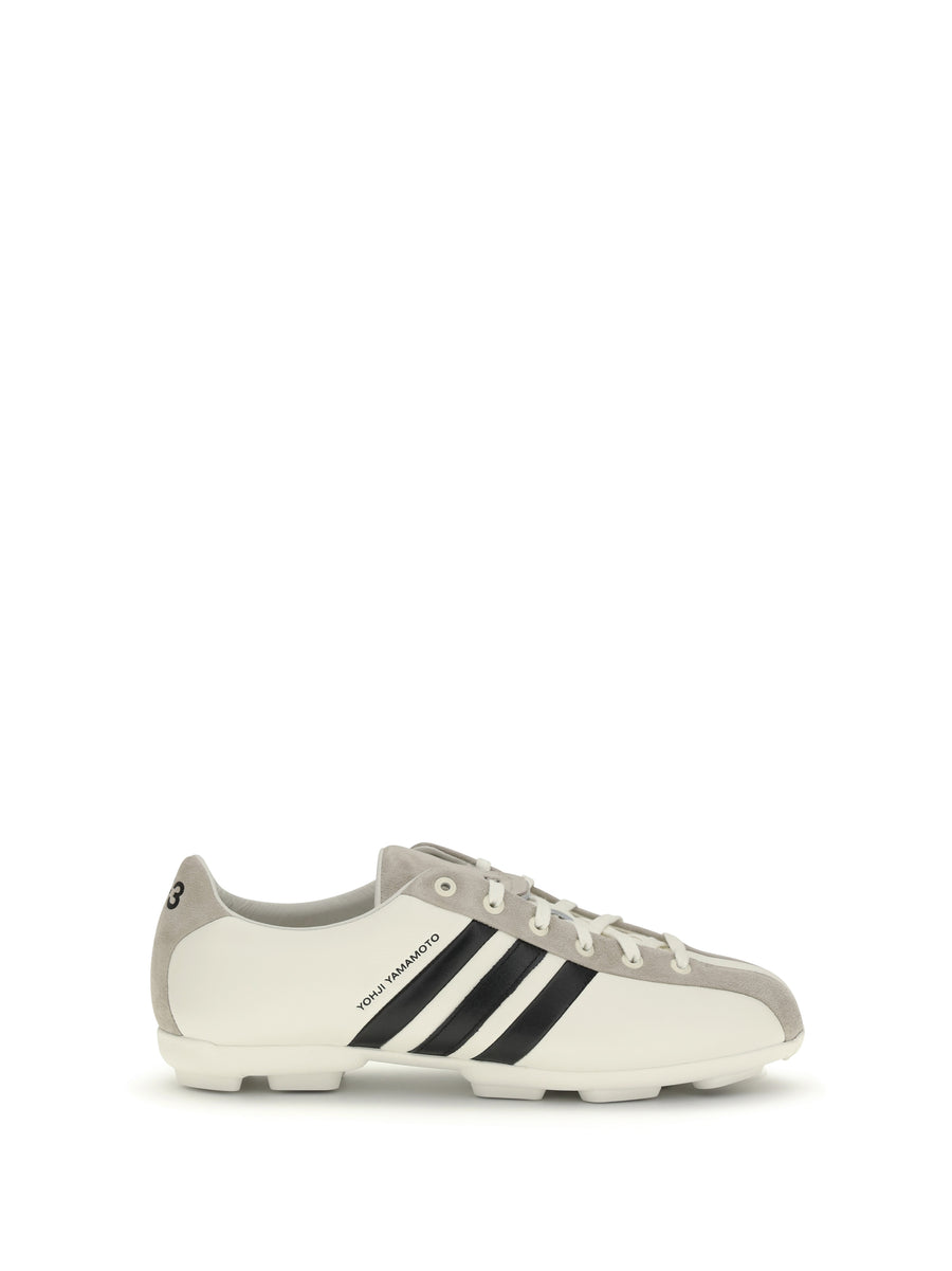 Y-3 UPPER: 100% CALF LEATHER BOS TAURUS; SOLE: 100% RUBBER sneaker in white