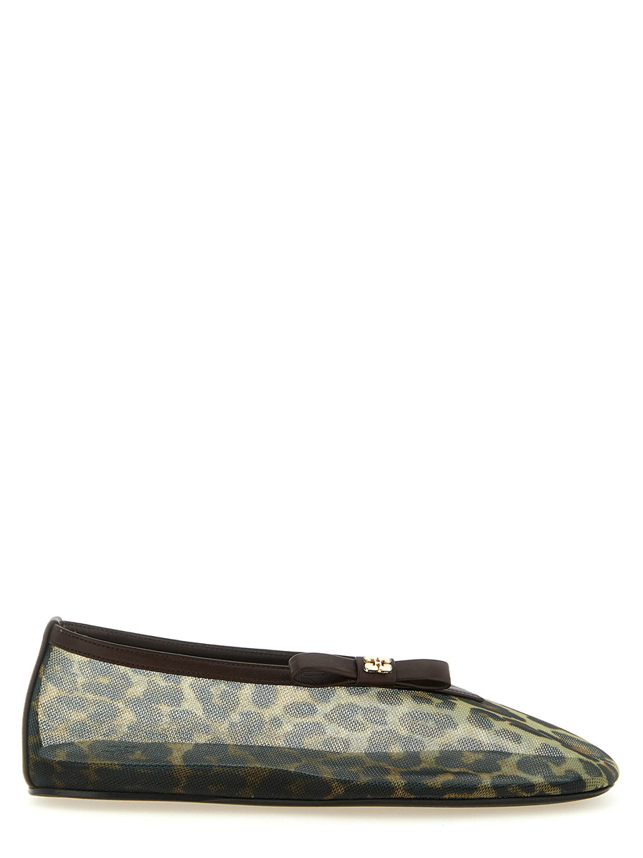 Ganni Jenny Ballet Flat — Black