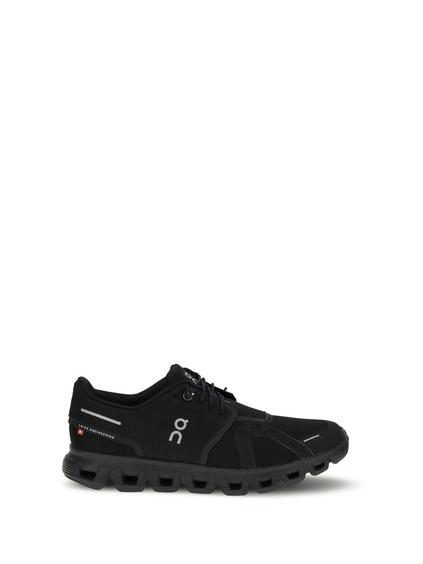 On UPPER: 50% THERMOPLASTIC POLYURETHANE sneaker in black