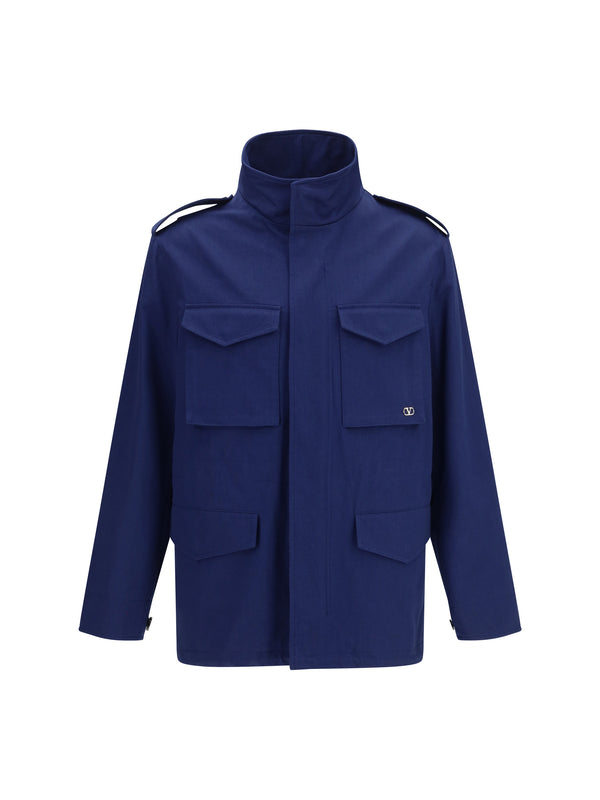 Valentino 100% Cotton jacket in navy