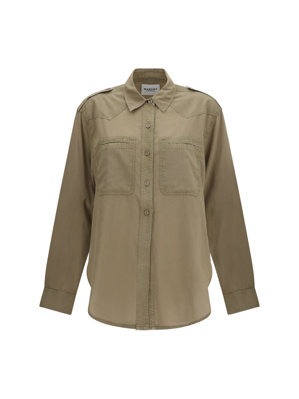 Marant Etoile 100% Cotton shirt in beige