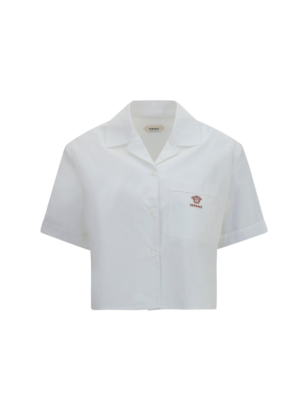 Versace 100% cotton shirt in white