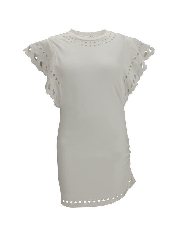 Marant Etoile 100% Cotton dress in ecru