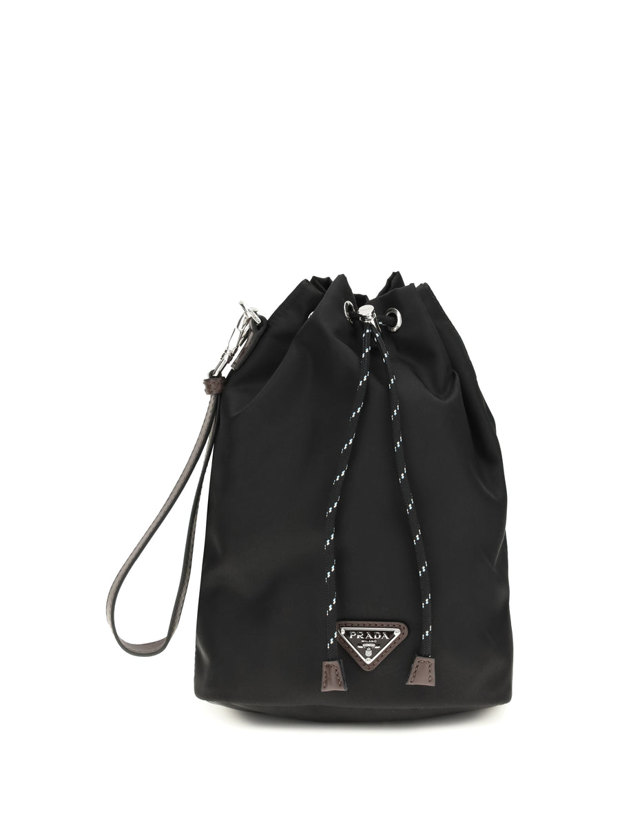 Speedrock Re-Nylon Bucket Bag Nero Recycled Polyamide Beauty Cases