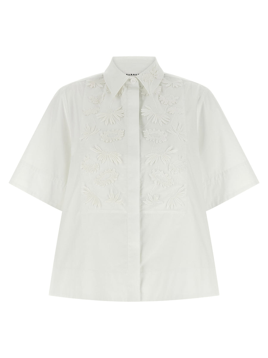 P.A.R.O.S.H. Cubo26 Shirt — White