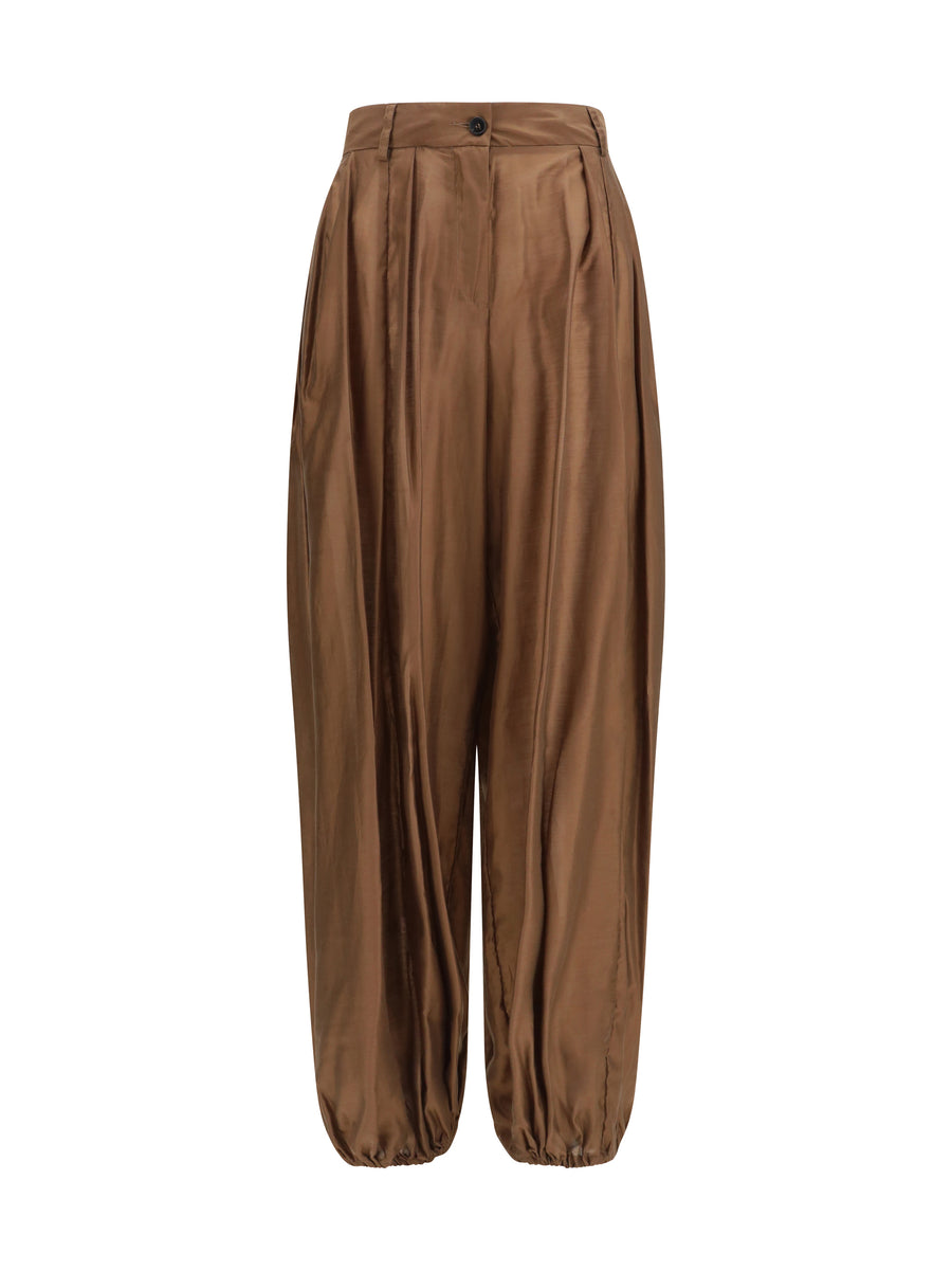 The Latest 15% Polyester; 85% Lyocell trousers in brown