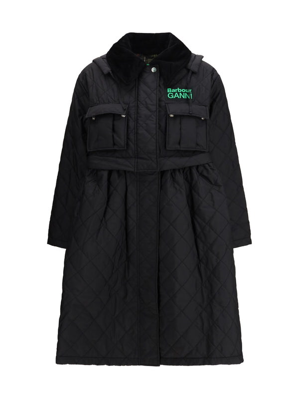 Barbour 100% Polyester coat in black