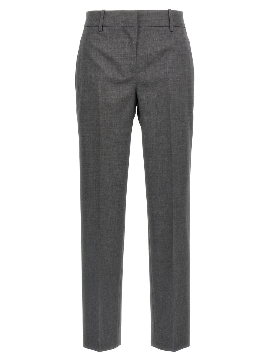Ermanno Scervino Virgin Wool Trousers — Gray