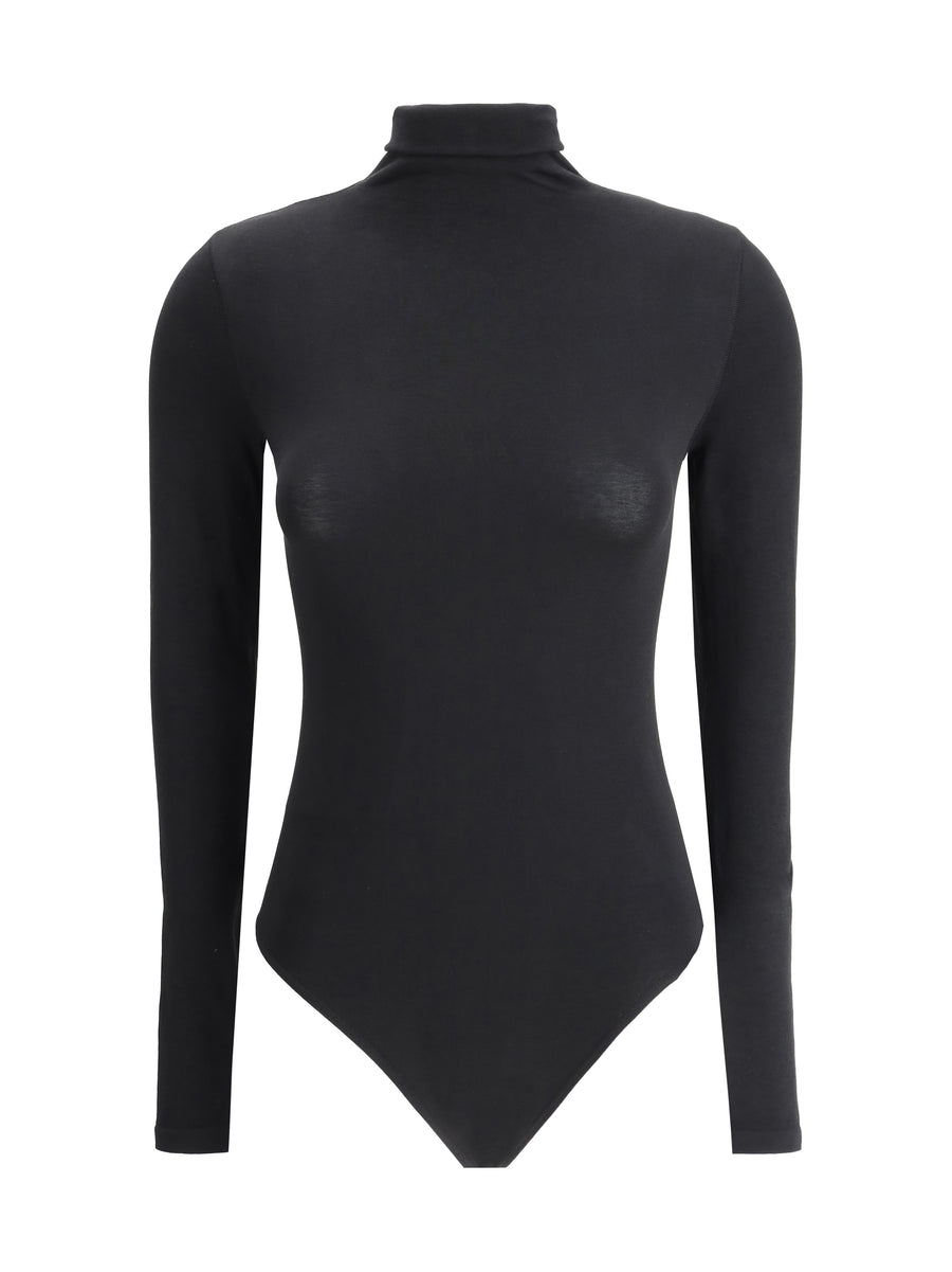 Wolford 48% Cotton bodysuit in black