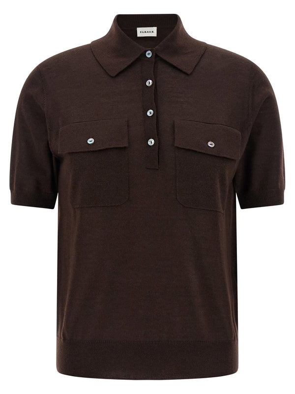 P.A.R.O.S.H. polo shirt in brown