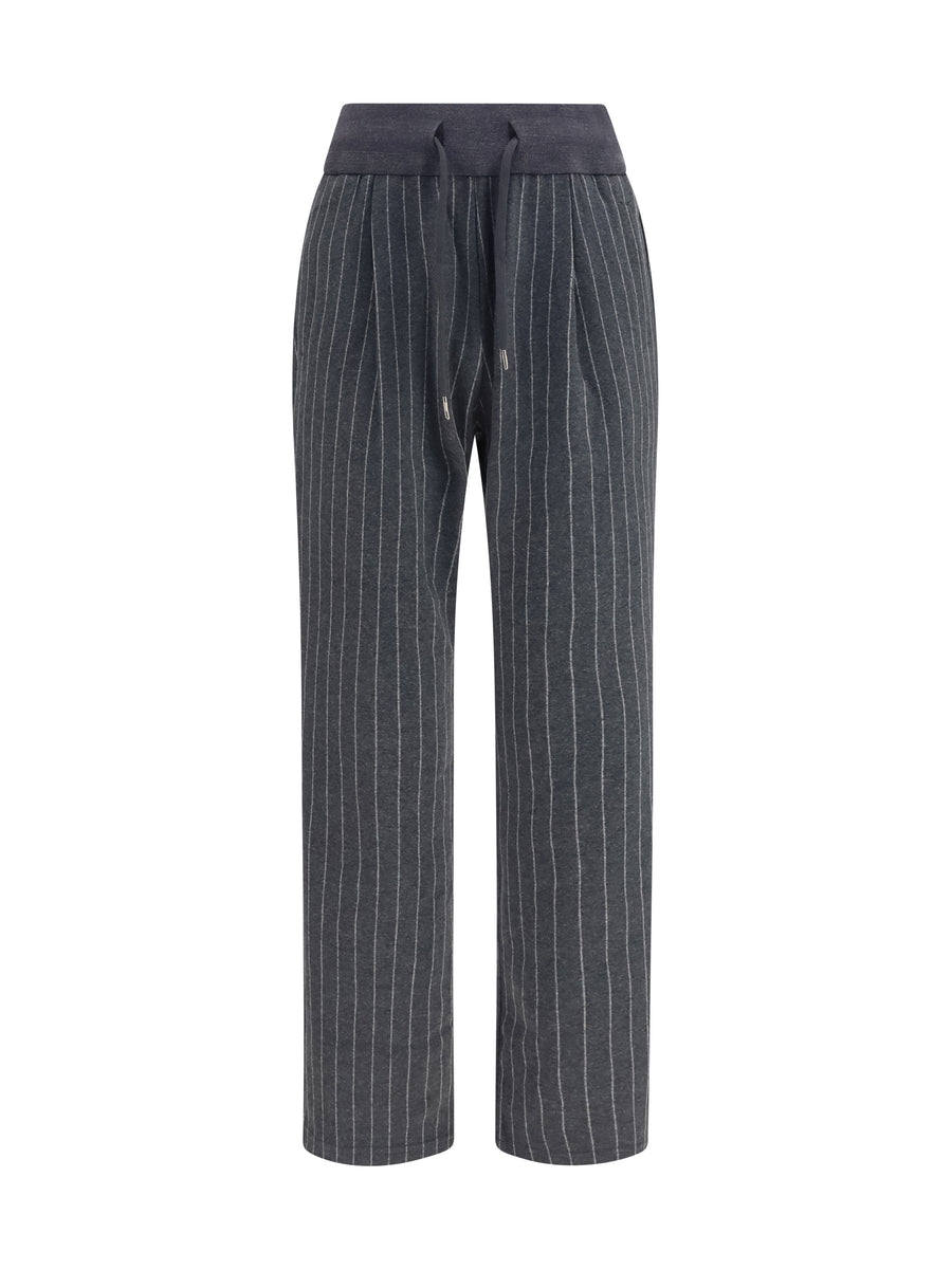 Pinstripe Drawstring Pants Ferro