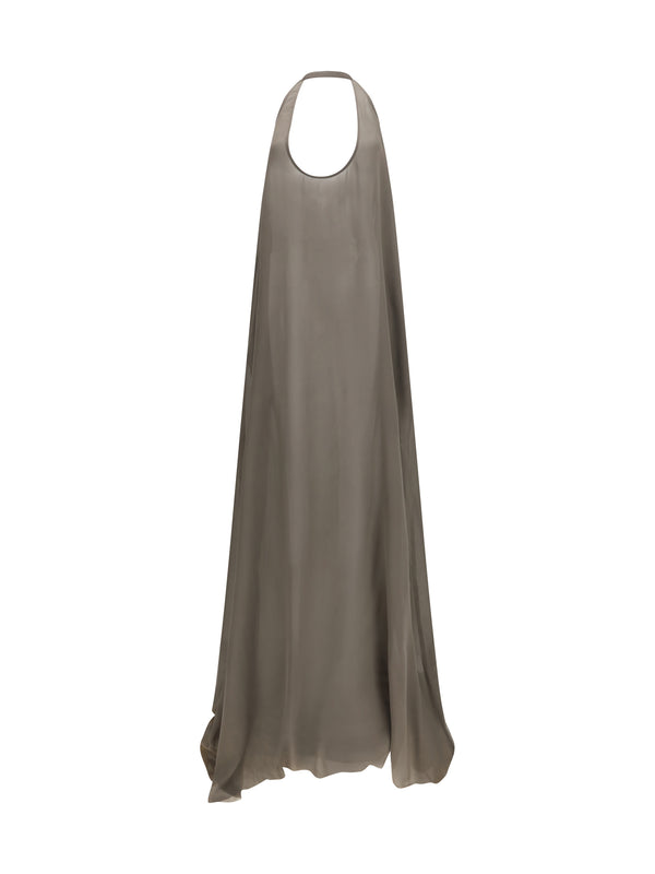 Rick Owens 100% Silk dress in gray