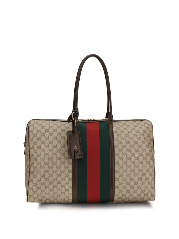 Gucci 45% Cotton tote bag in beige