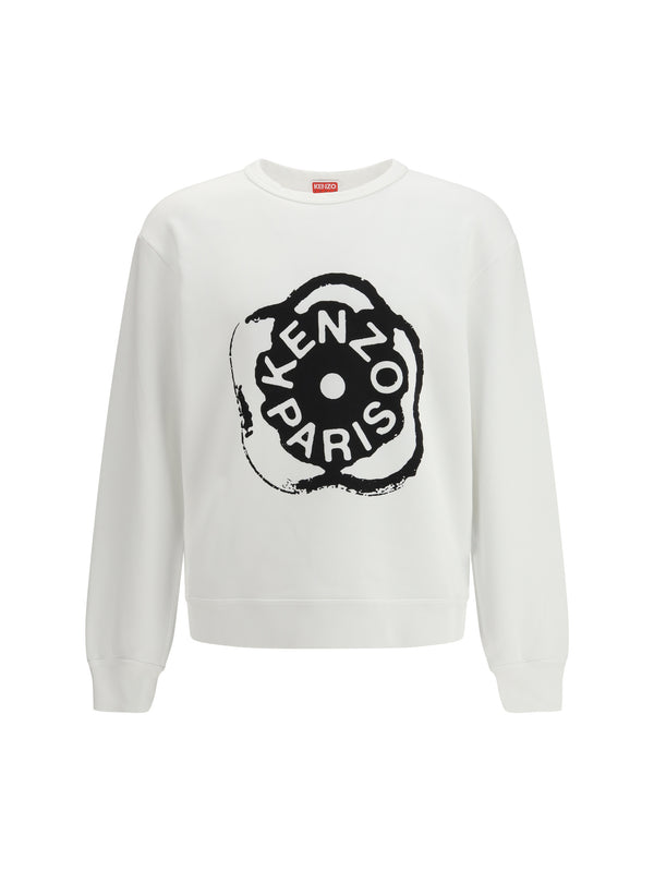 Kenzo 100% cotton sweatshirt in off white