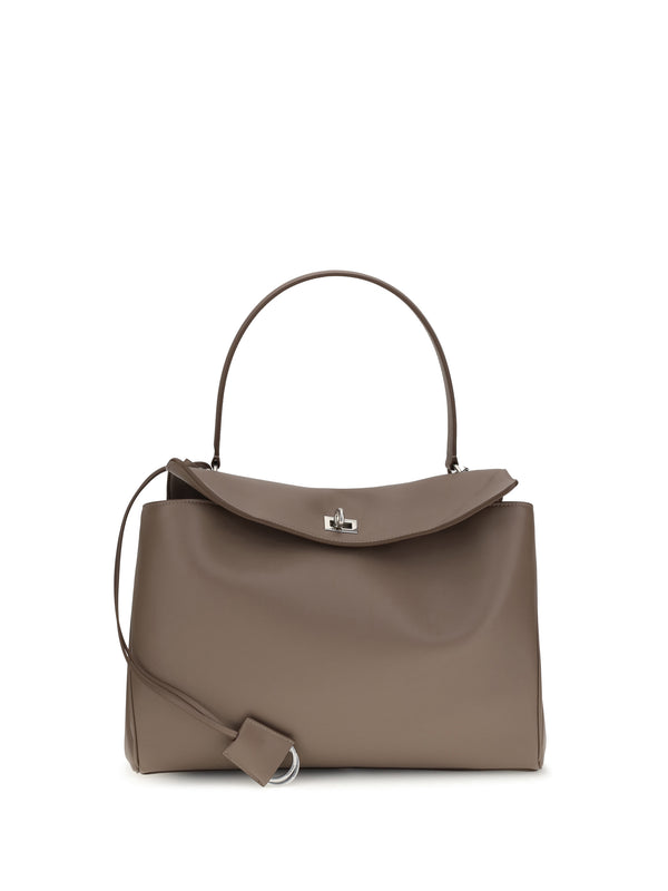 Balenciaga 100% Calf Leather Bos Taurus shoulder bag in taupe