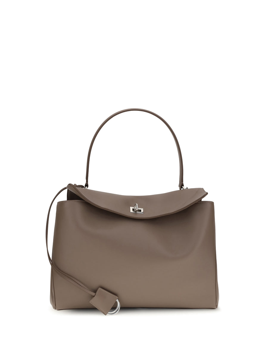 Balenciaga 100% Calf Leather Bos Taurus shoulder bag in taupe