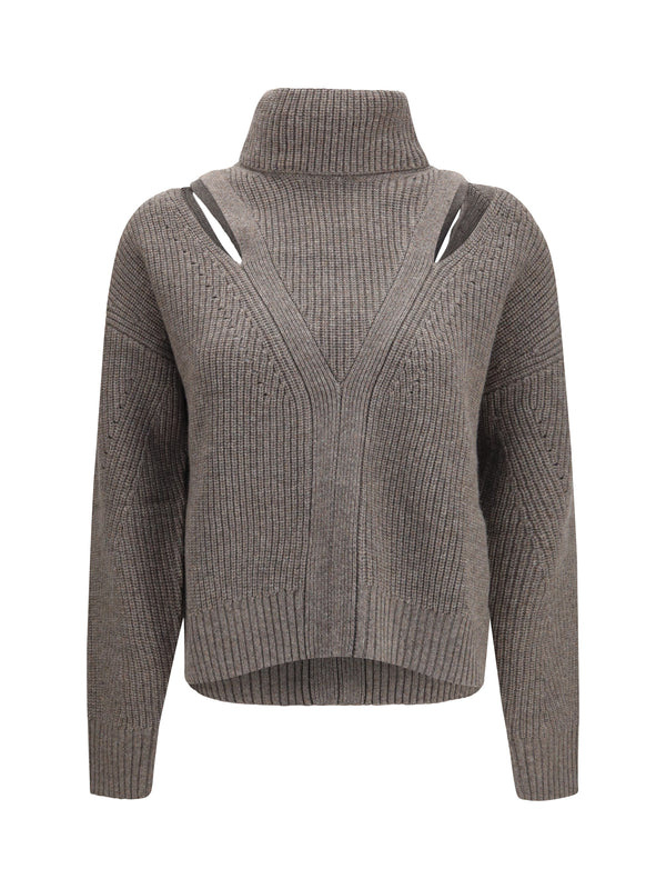 P.A.R.O.S.H. 70% Merino Wool sweater in gray
