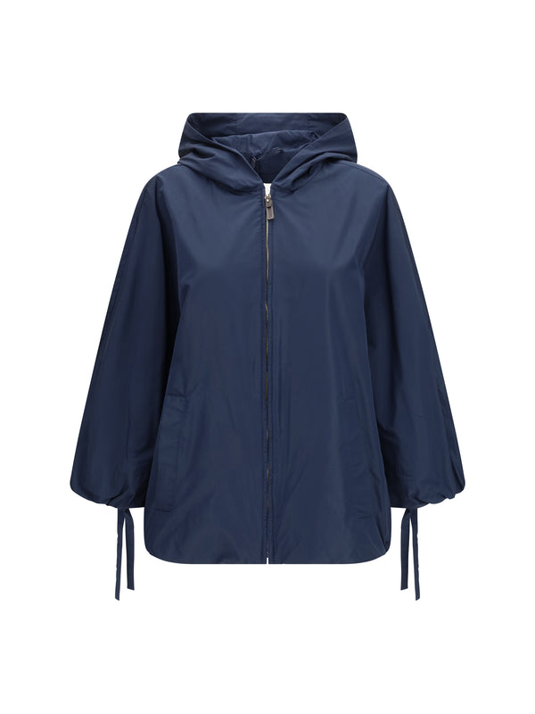 'S Maxmara 100% Polyester raincoat in navy