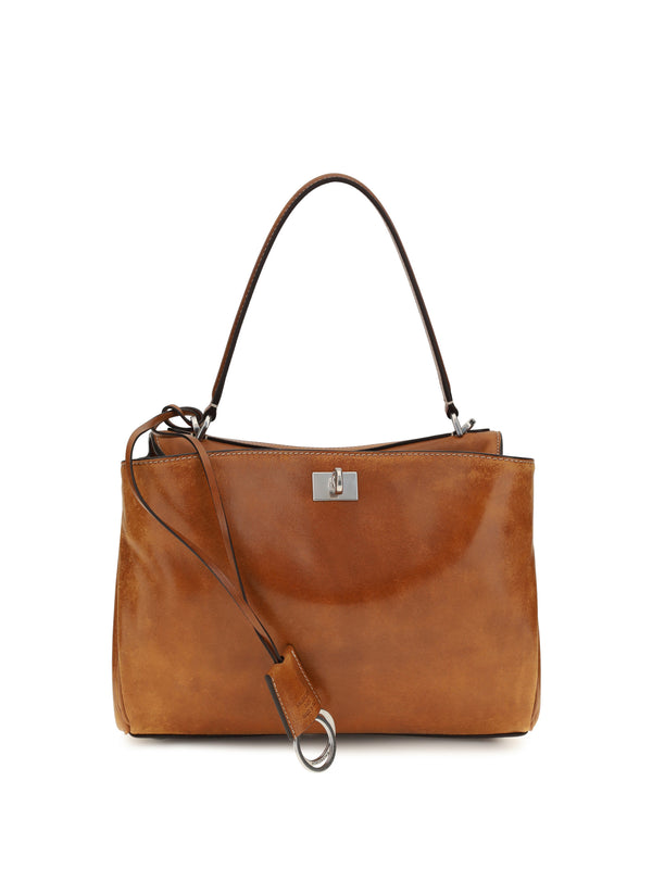 Balenciaga 100% Lambskin shoulder bag in tan
