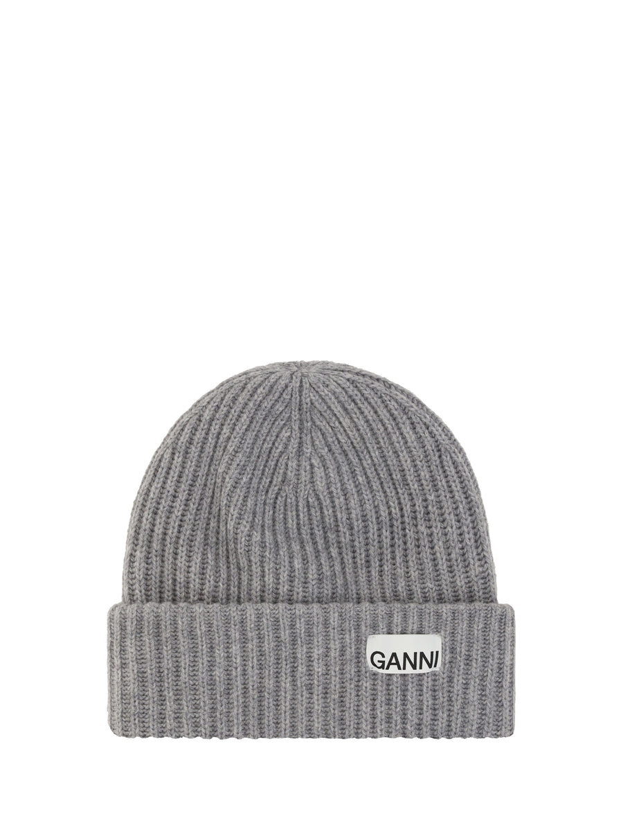 Beanie Hat Paloma Melange Wool Ovis Aries; Nylon E Hairbands