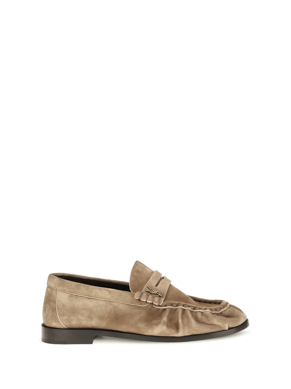 Saint Laurent Upper: 100% calf leather; Sole: 100% calf leather loafer in beige