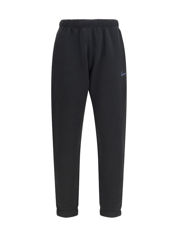 Kenzo 100% Cotton joggers in black