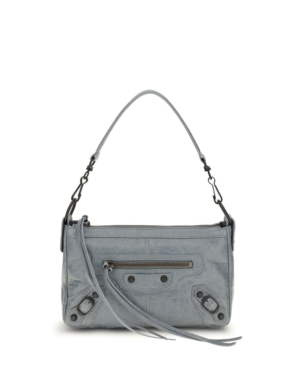 Balenciaga 100% Lamb (Ovis Aries) shoulder bag in gray